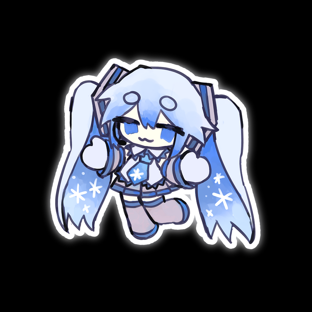 2010 snow miku sticker