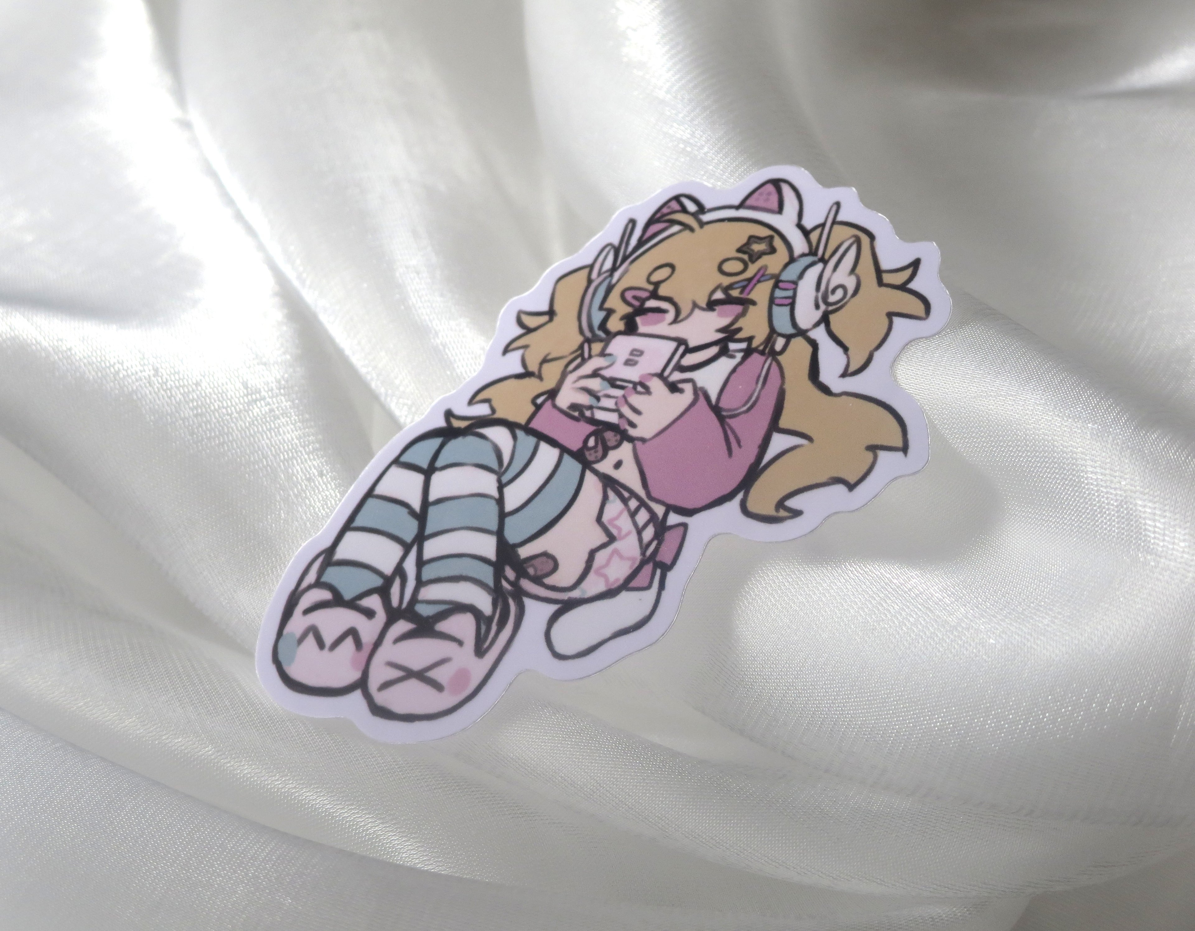 DS girl sticker