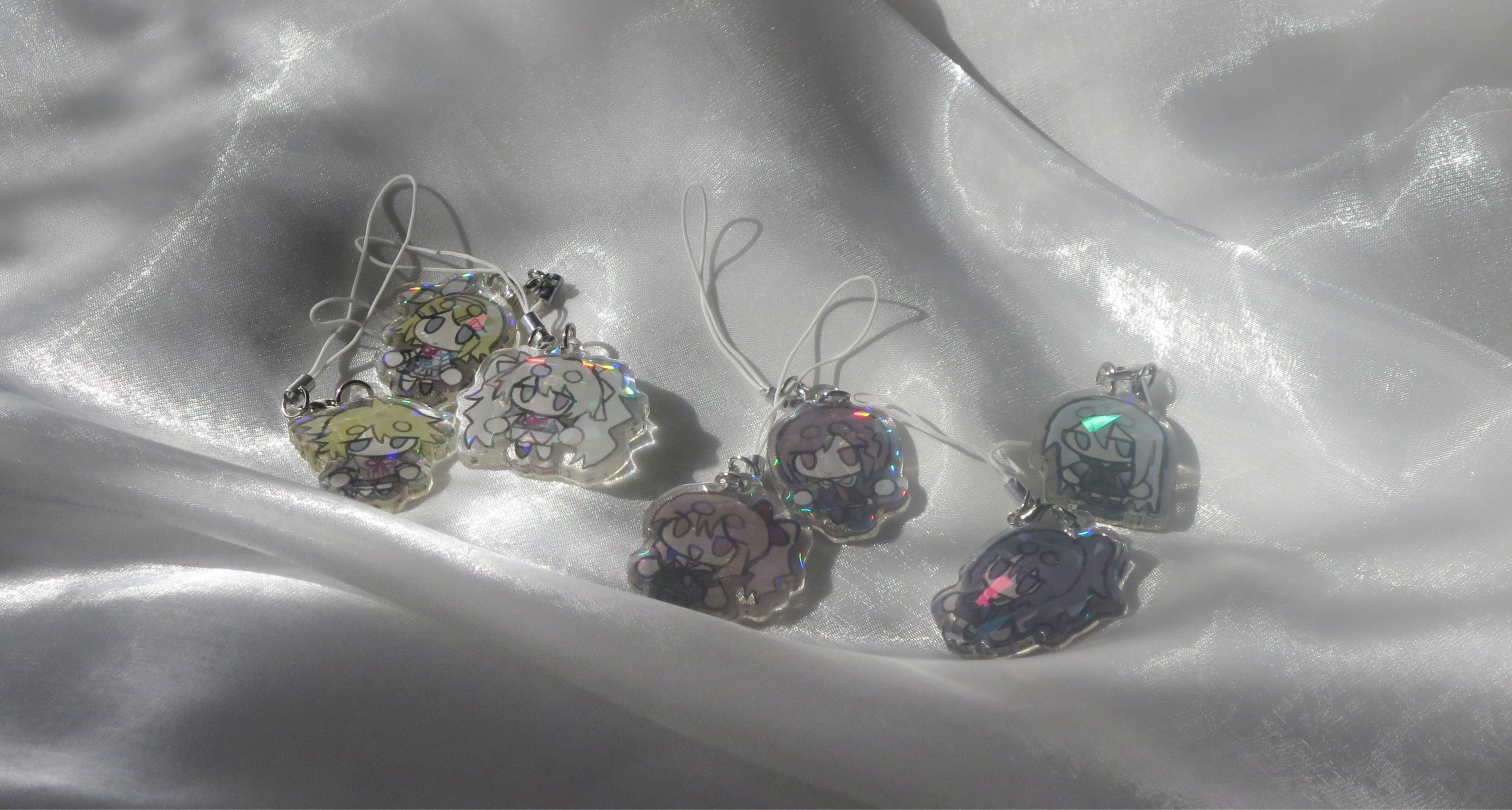 project sekai nightcord keychains