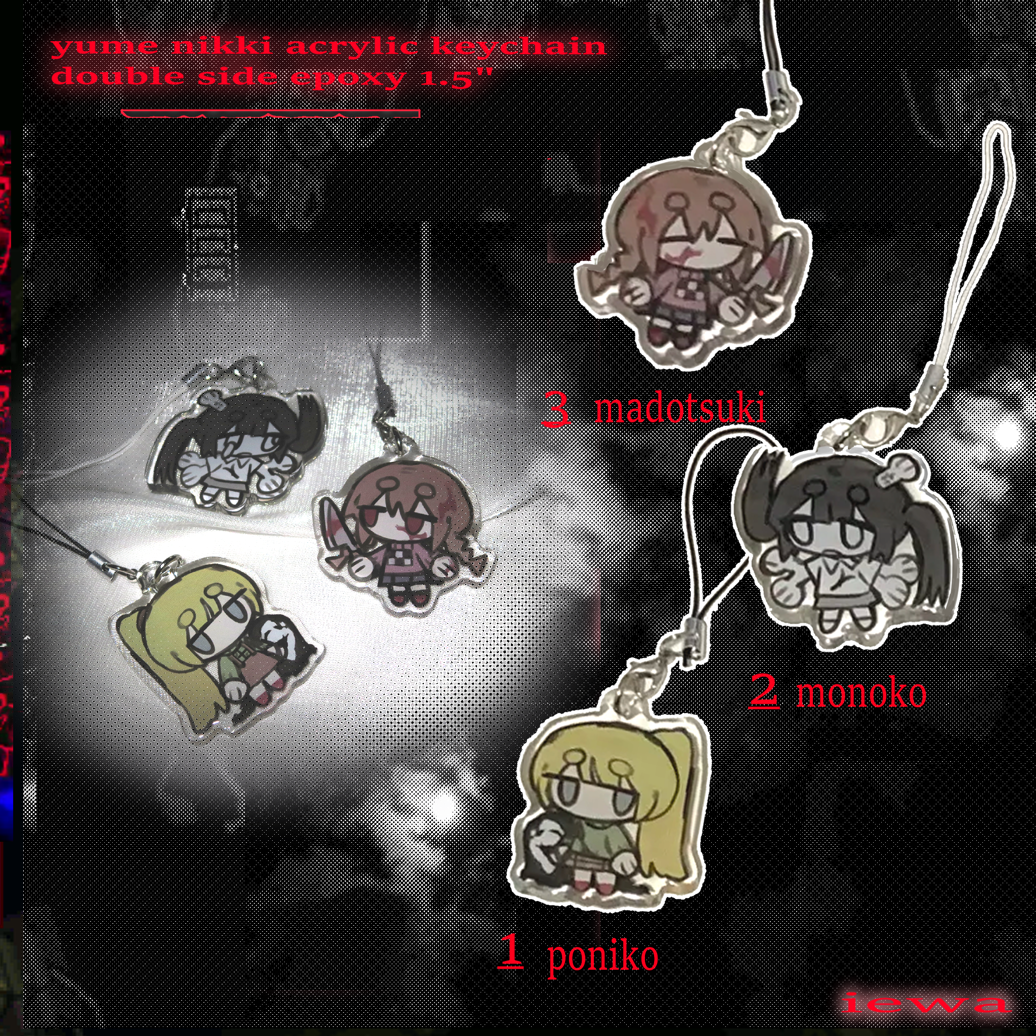 yume nikki keychains
