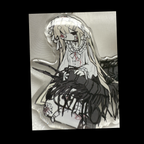 centipede girl keychain