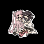 charlotte & leila sticker