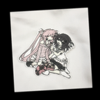 charlotte & leila sticker