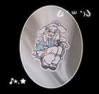cinnamoroll girl sticker