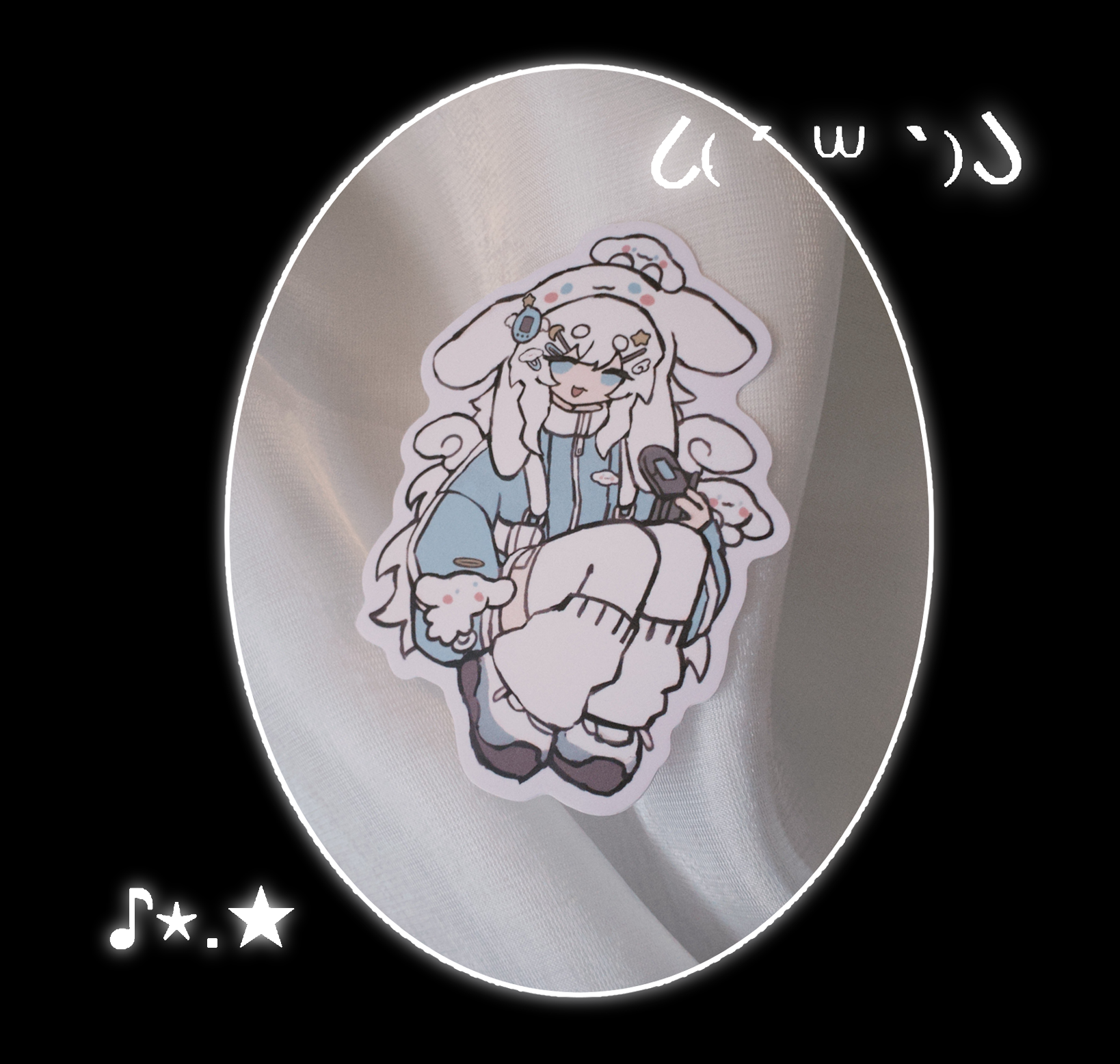 cinnamoroll girl sticker