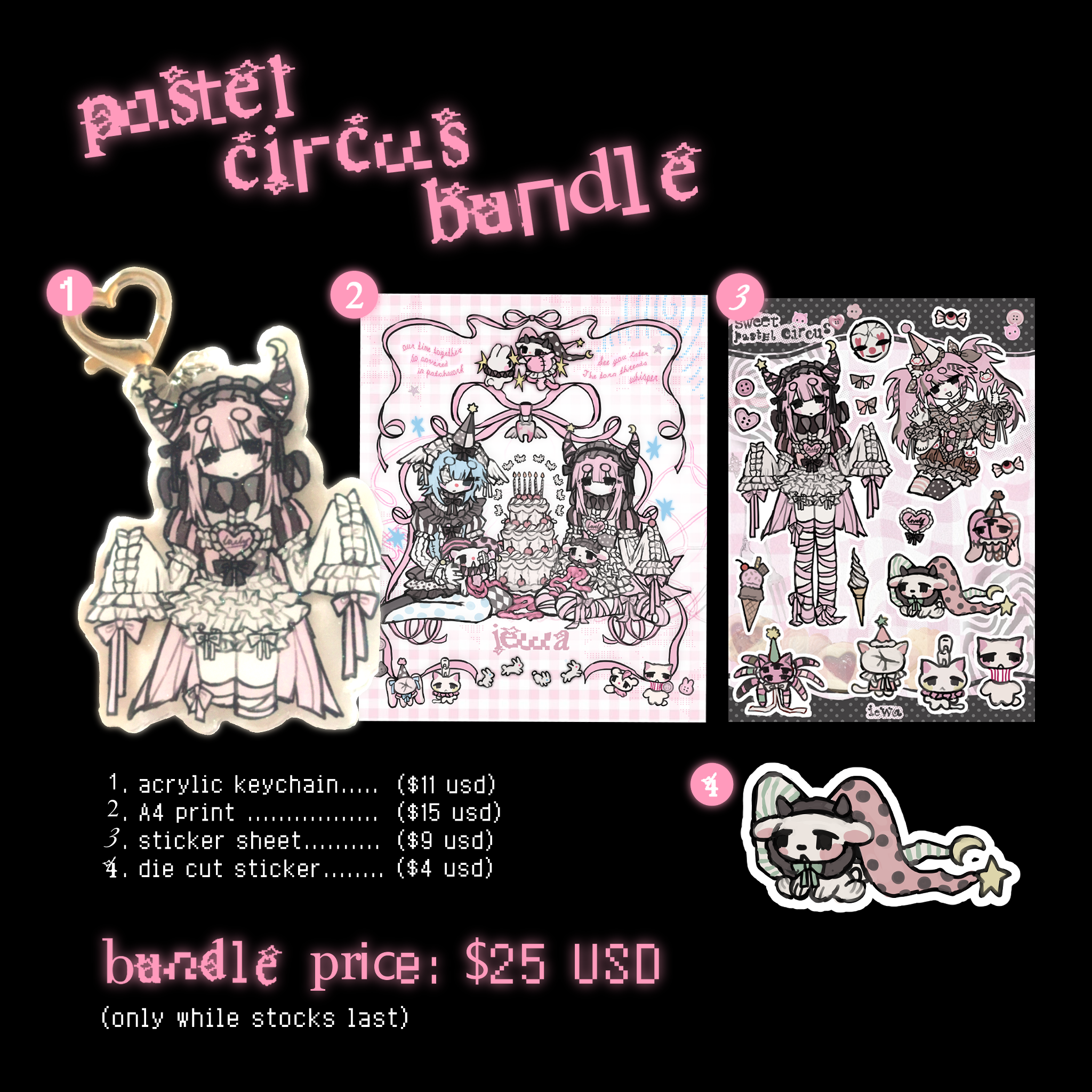 pastel circus