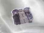 gura ina minecraft snowman sticker/ print