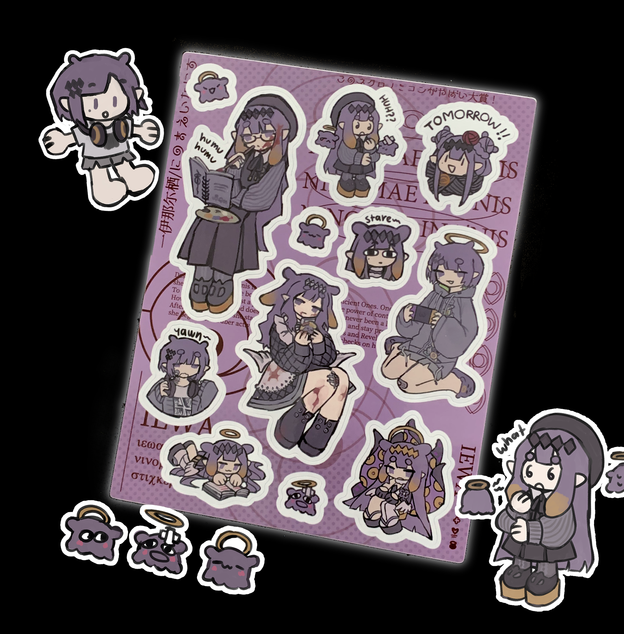 hololive ina sticker sheet