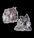mymelody / kuromi sticker
