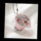 miku pudding keychain