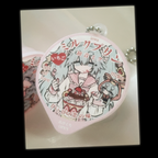 miku pudding keychain