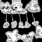 DS doodles keychain gacha