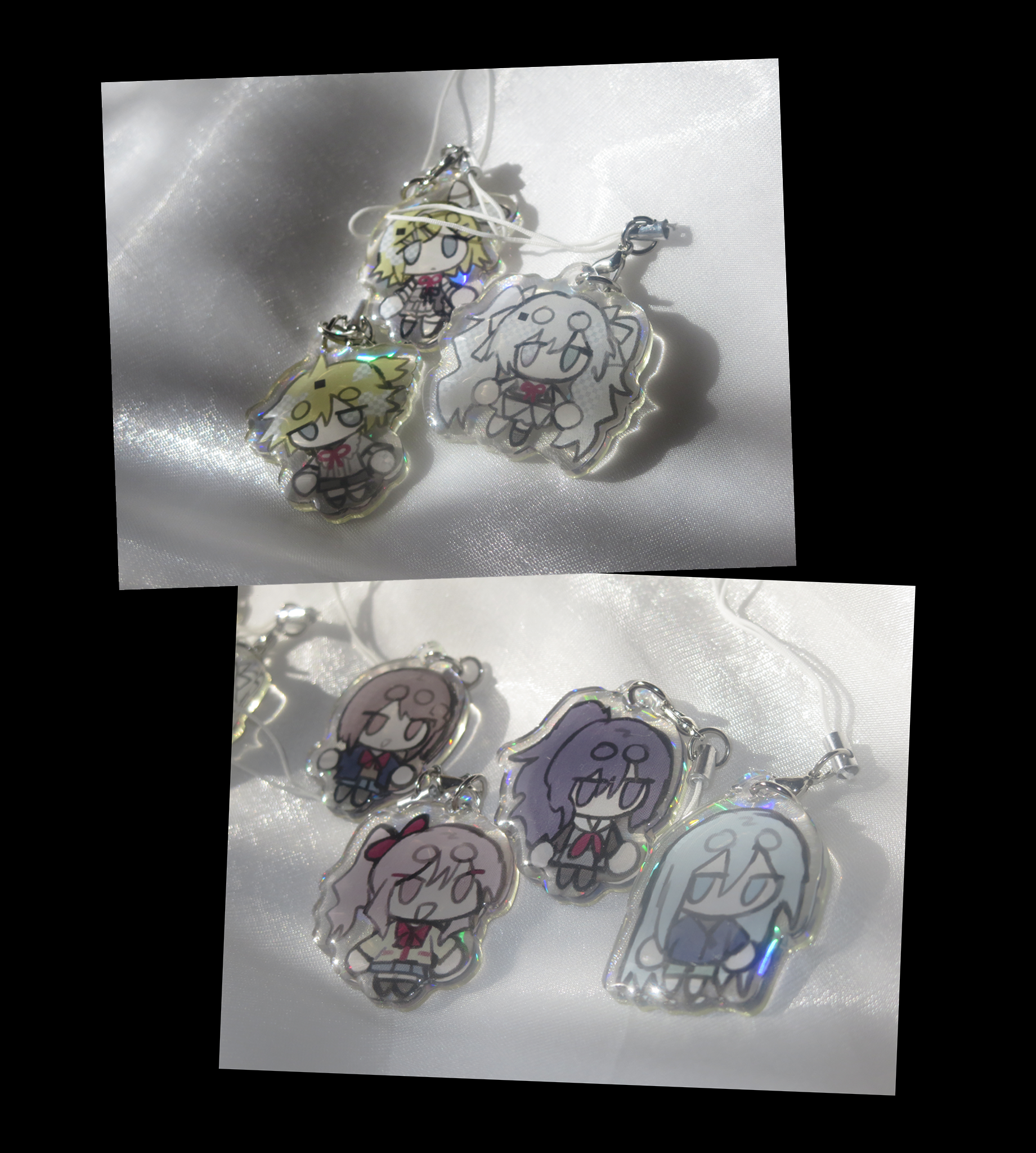 project sekai nightcord keychains