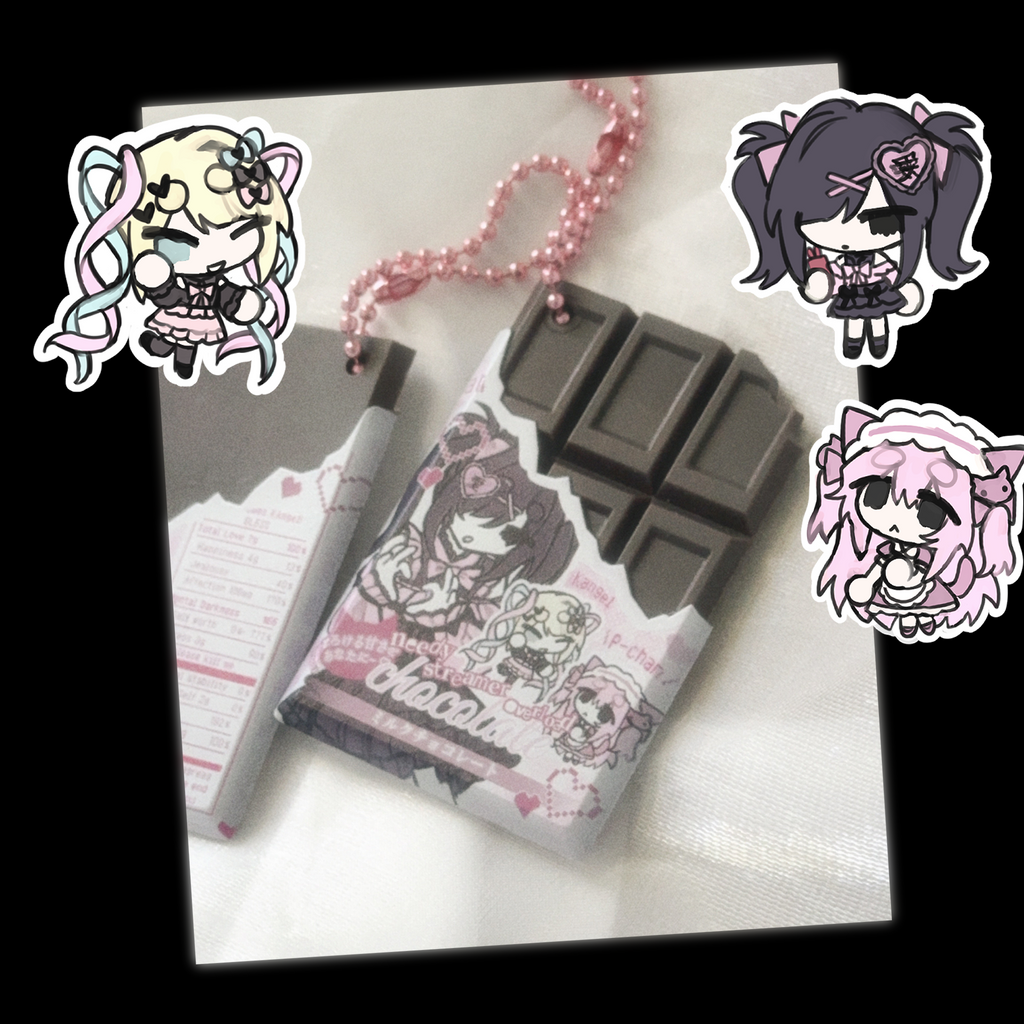 NSO ame/ kangel chocolate keychain