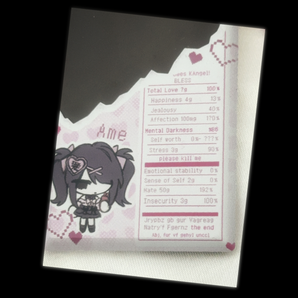 NSO ame/ kangel chocolate keychain