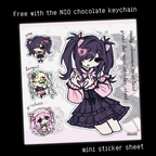 NSO ame/ kangel chocolate keychain