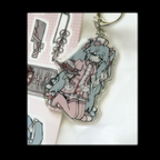 nurse miku sticker sheet/ keychain