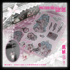 nurse miku sticker sheet/ keychain