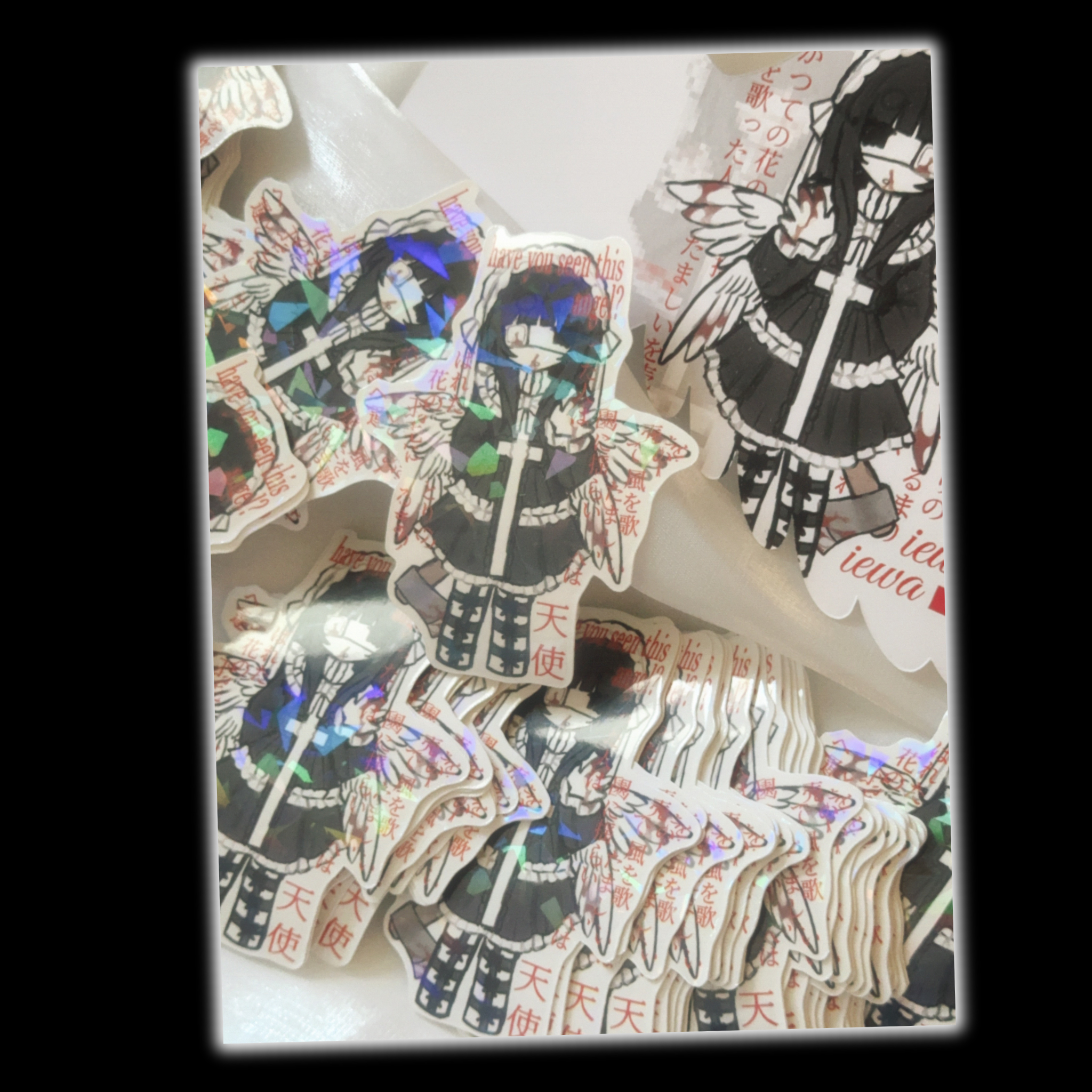 seen this angel? sticker