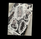 snare flea sticker sheet