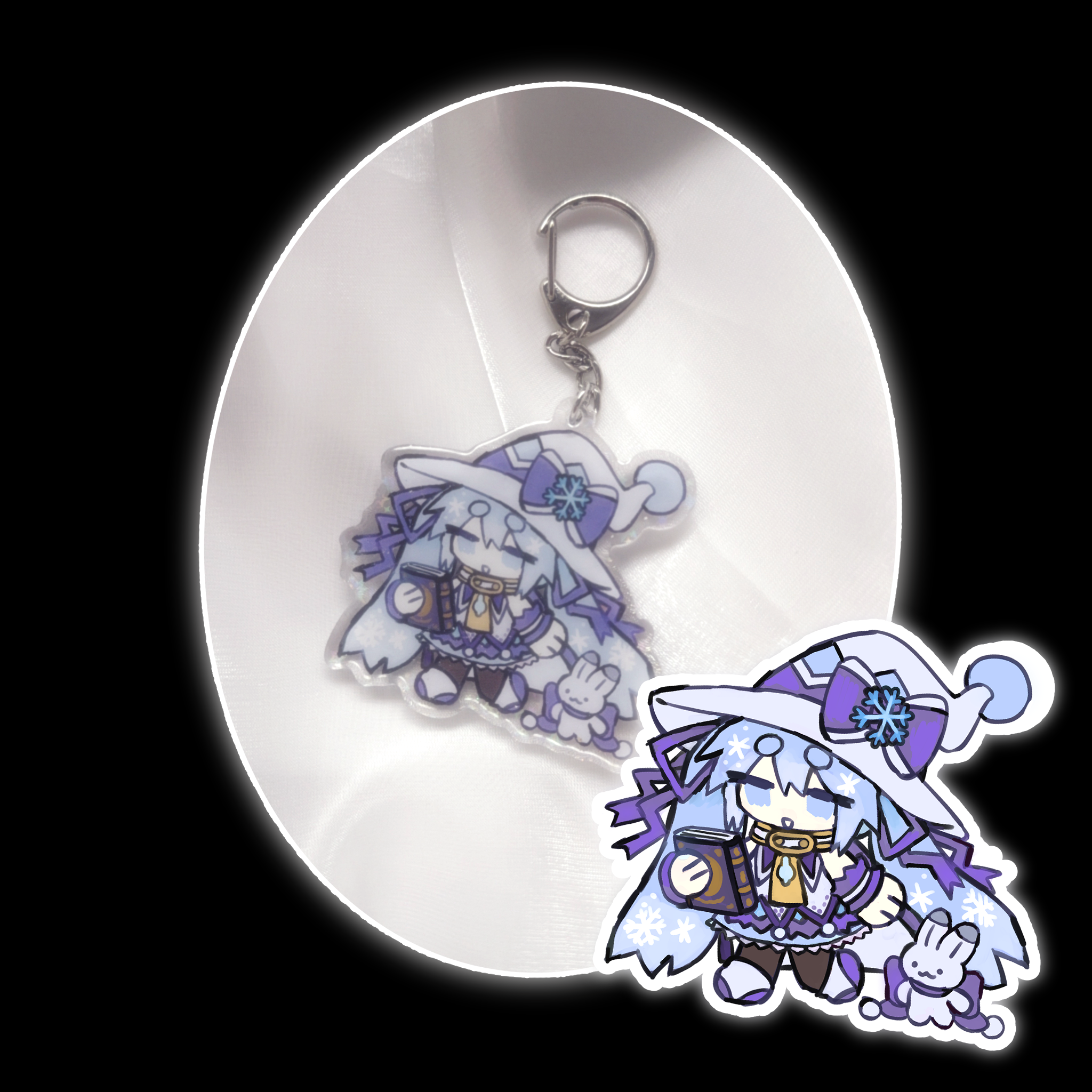 2014 snow miku  keychain