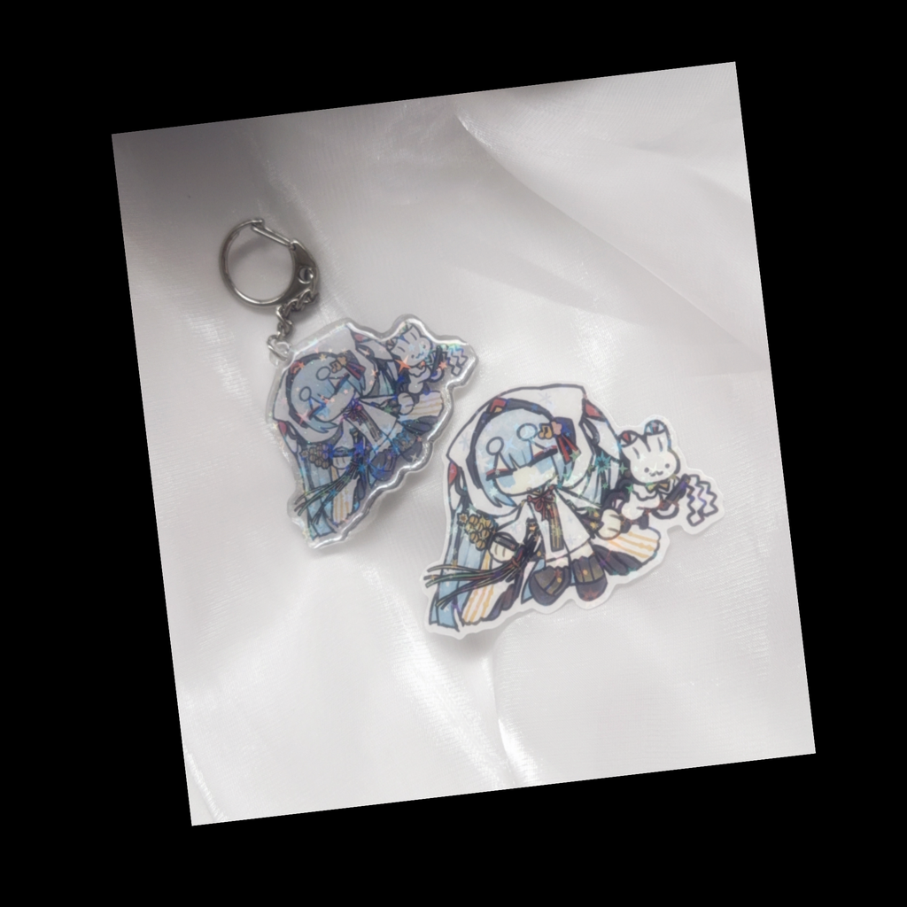 2018 snow miku keychain