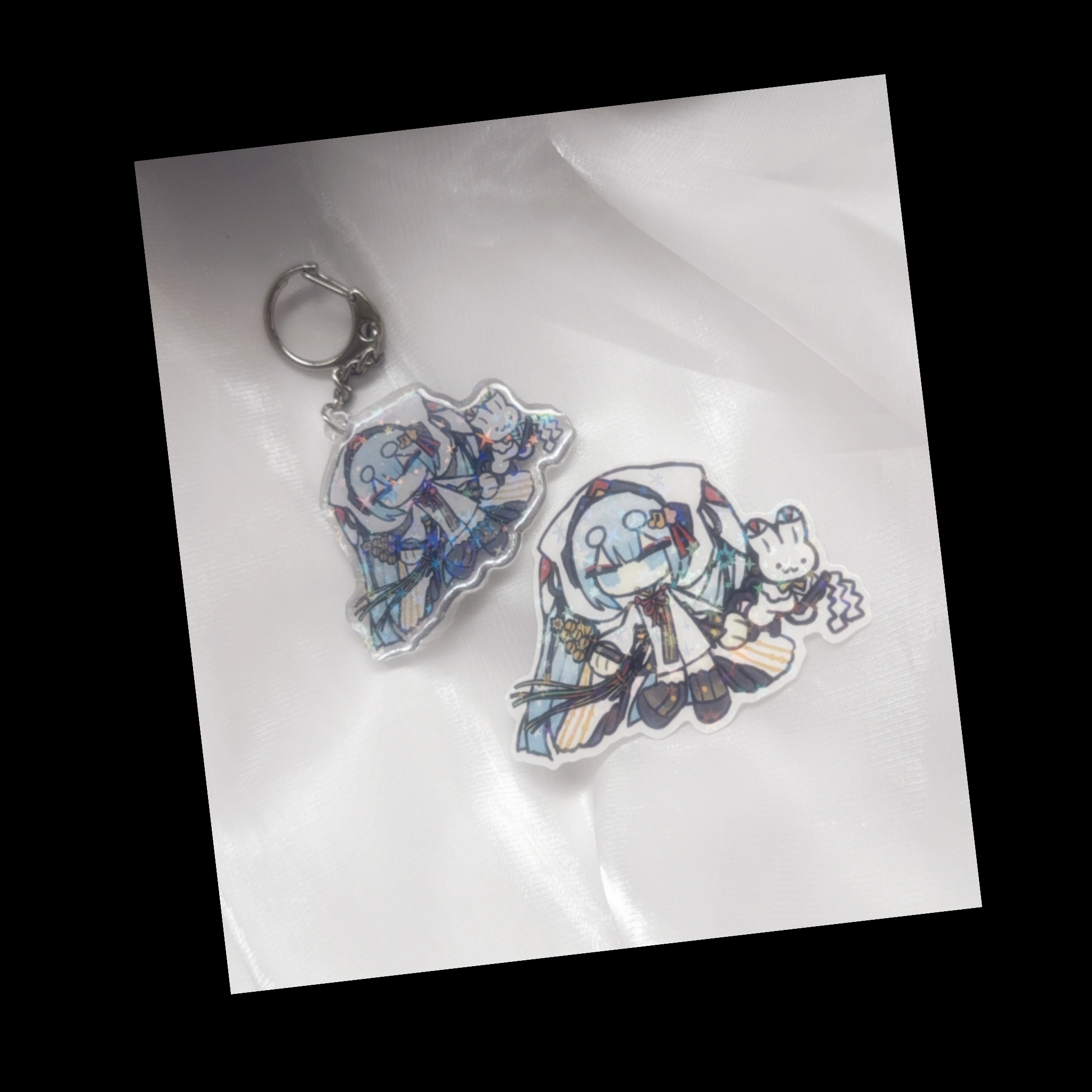 2018 snow miku keychain