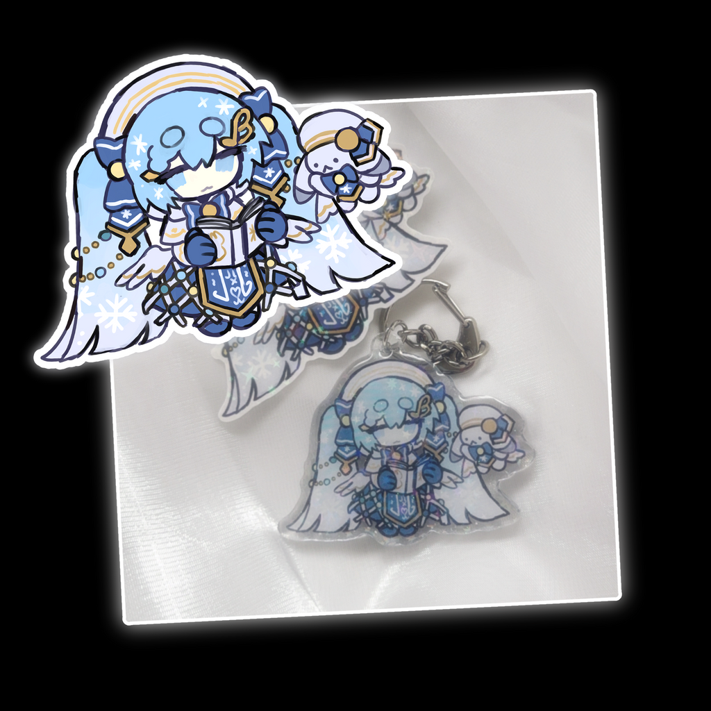 2021 snow miku keychain