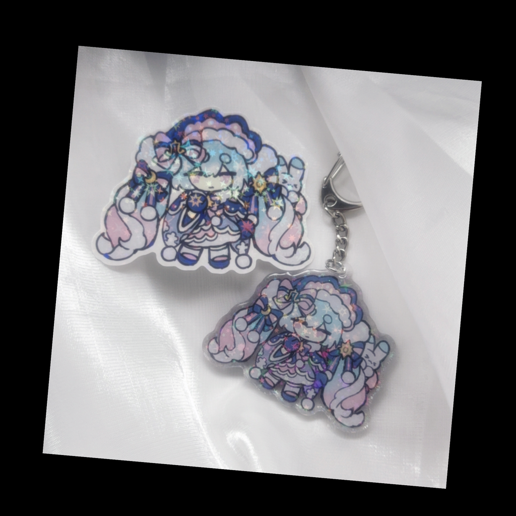2022 snow miku keychain