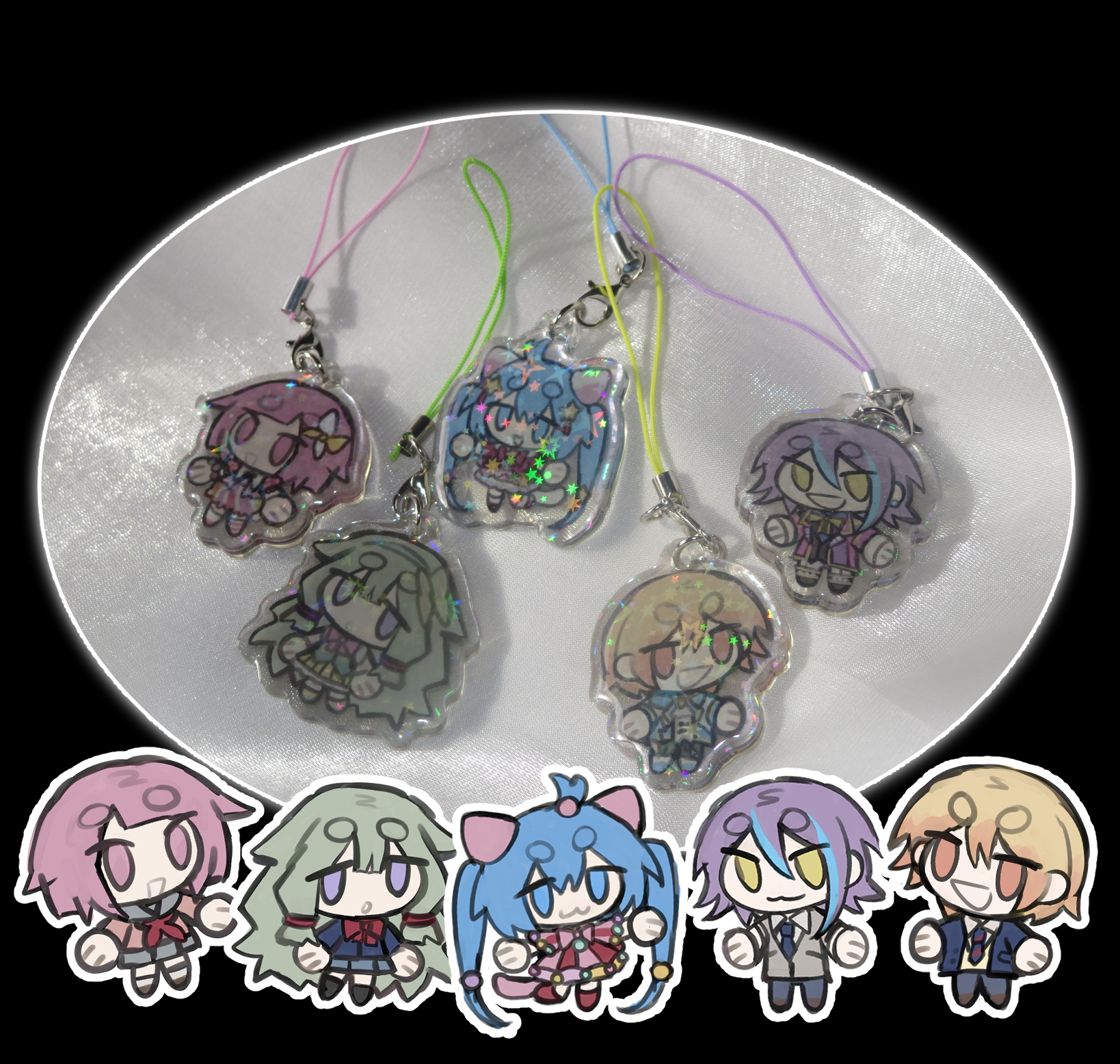 project sekai wondershow keychains